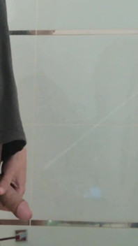 Guy Caught Pissing by Bathroom