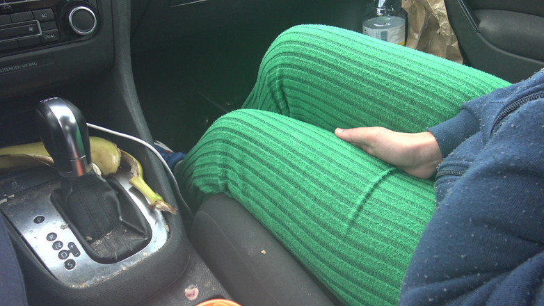 Stepmom Susan: French Canadian Stepmom Touching Her Stepsons Cock in the Car...