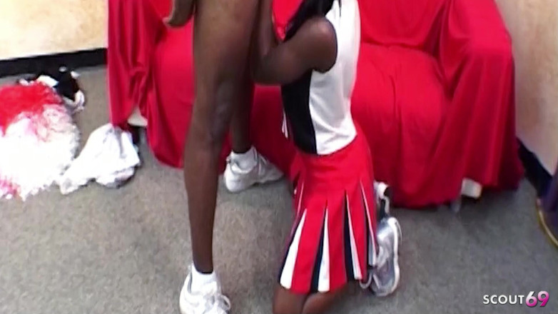 Full porn collection: Ebony Teen Cheerleader Lady Armani Fucked by a BBC in...