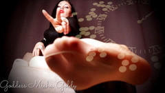 Goddess Misha Goldy: 200 $ za 2 minuty mých nylonových nohou