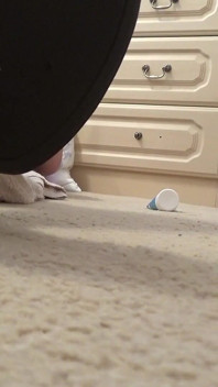 Shaved Cunt Machine-fucked Raw - Stockings & Heels Floor View POV