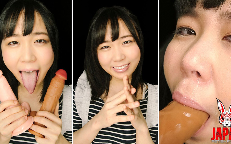 Ena Yuzuriha Takes the Dildo Deep, Warm Saliva Dripping as She Looks up with Teary Eyes - POV (Japan Fetish Fusion)