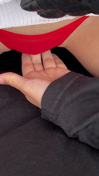 We're on the Bike and You Can't Resist Touching My Tiny Red Panties. New Video on My Profile!