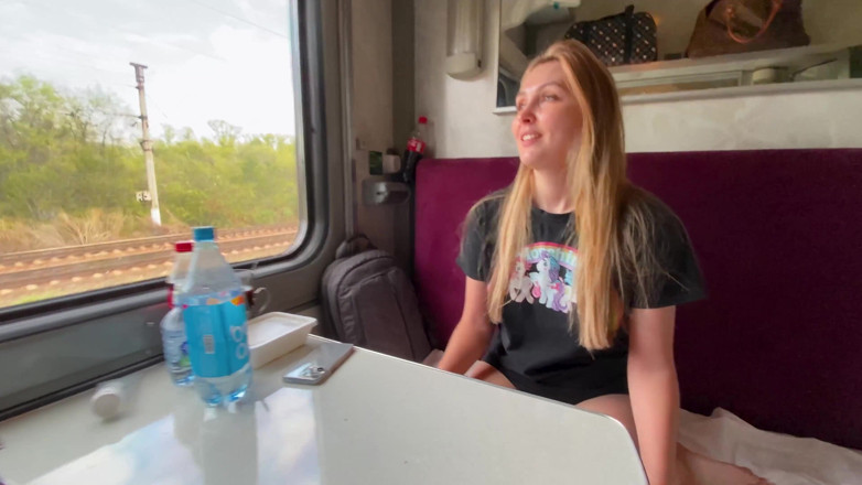 Alina Rai: Fucked fellow traveler on the train... -Do you have a husband?...