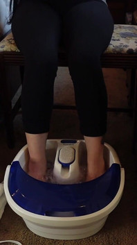 Watch the Suds Dance Around My Tiny, Tired Soles