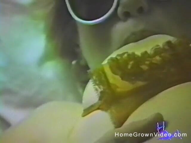 Homegrown Vintage: हॉट अधोवस्त्र पहनी शौकिया बेब चूसती और चोदती है