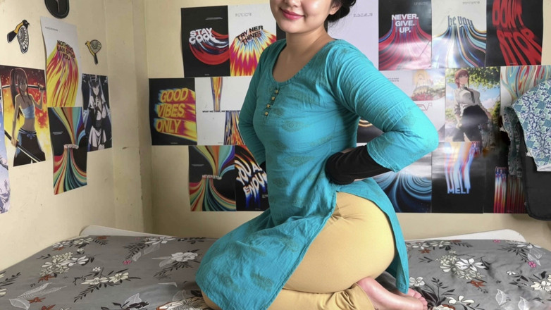 HunnyBunny: Molliges mädchen liebt es, schwanz zu lutschen und verrückt auf...