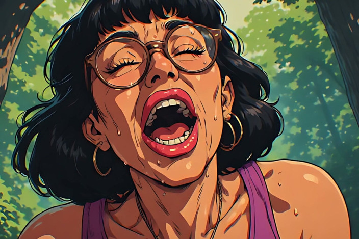 AI Porn: Sensual Expressions Nenek Sensual Art