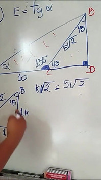 Trigonométrie : triangles remarquables - exercice 1