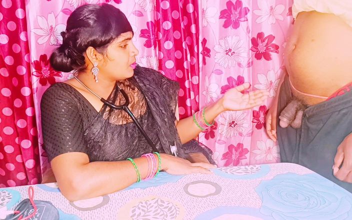 Telugu Honey Lips: Indische seksdokter neukt patiënt grote lul Telugu vuile praat
