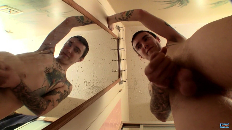 Straight naked thugs: He needed to get that load out