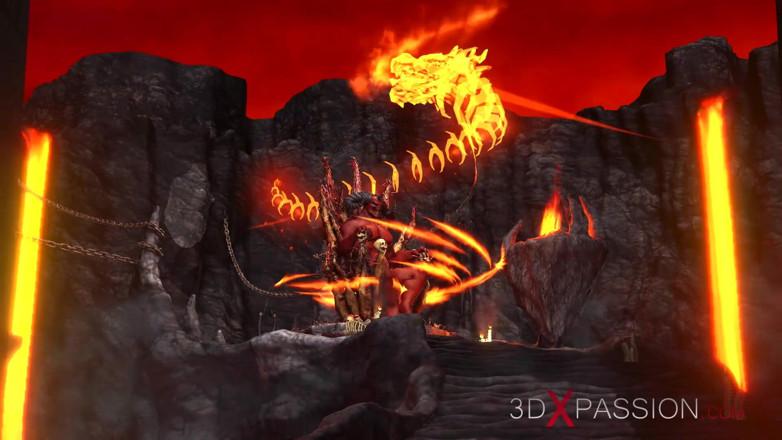 3dxpassion: Inferno. Hot sex in hell. Devil fucks hard a young...