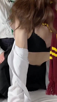 Transfem Hermione Anal Fuck with Slytherin Girl After Lessons