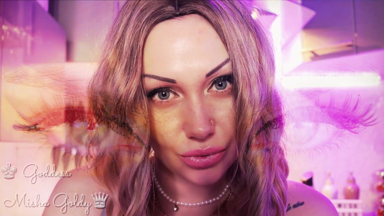 Goddess Misha Goldy: Koklayıp mastürbasyon yapmak için para ödemeyi seviyorsun! Göz teması ve asmr...