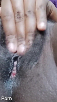 Squeezing My Tits Rubbing Fingering My Pink Black Pussy Cumming Hard