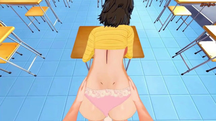 Hentai Smash: Трахаю гарячу вчительку Садайо Кавакамі в її класі з вашого відео від першої особи, вона катається на твоєму члені, поки ти не кінчиш в неї - persona 5