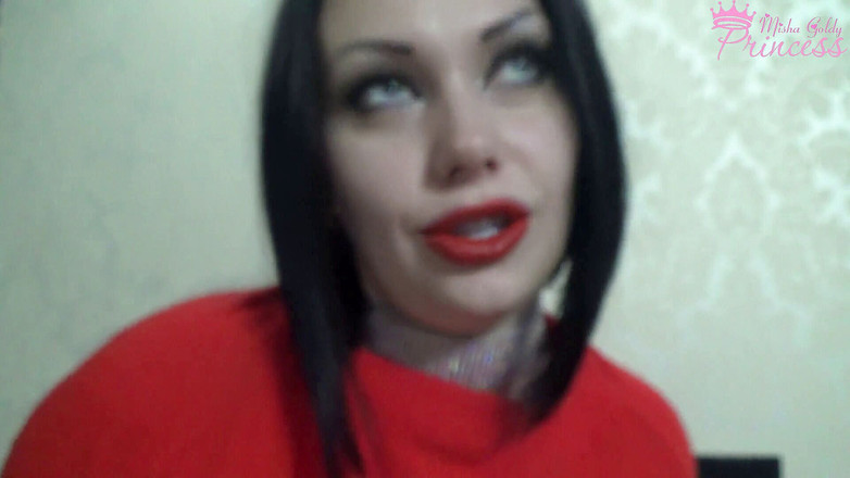 Goddess Misha Goldy: Labios más rojos