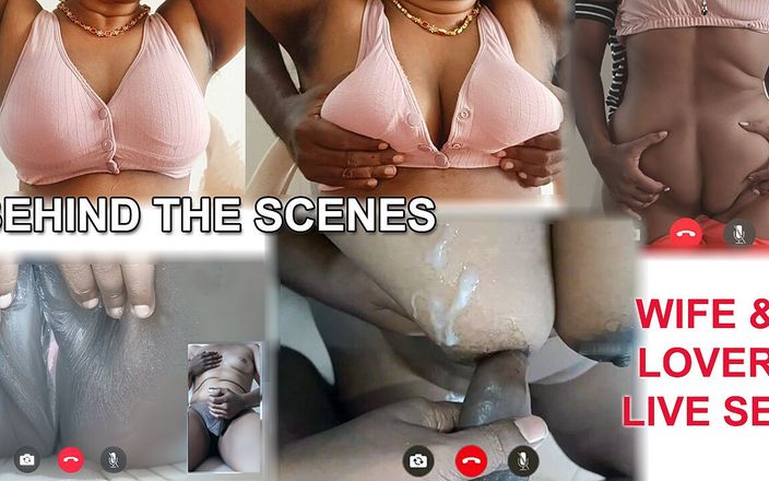 Luxmi Wife: Wife &amp; Lover Live Sex - Behind the Scenes of Wife Pressing...