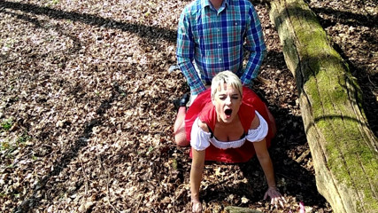 Kylie Britain Adventures: Naughtiness in the forest