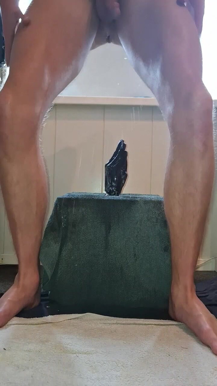 NoFace Twink X: Solo gay male - destruction anale extrême, gode énorme et fisting