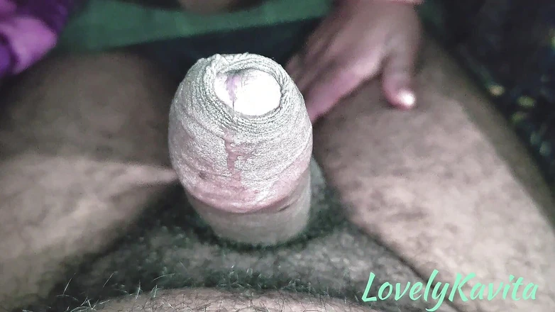Kavita Singh: Handjob from bhabhi