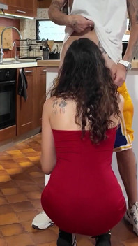 Quick! Stepmom Just Left! Stepdads Secret Relationship with His Hot Stepdaughter!