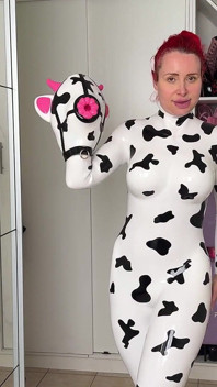 Silicone Catsuit Transformation