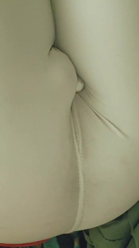 Cum Through White Nike Leggings Using a Vibrator Bullet