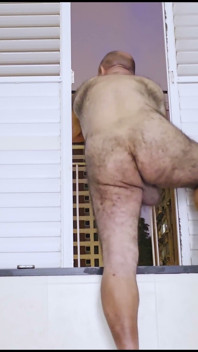 Making Myself Horny in Front of the Street, and Draining My Sperm Factory