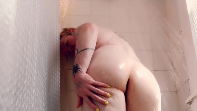 GregoreErotic: Wet big ass shower bounce and twerk ftm
