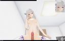 H3DC: 3D Hentai pov Emilia van Re Zero berijdt je lul