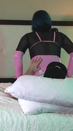 Fucking Sexy Sissy in Chastity - Compilation 7