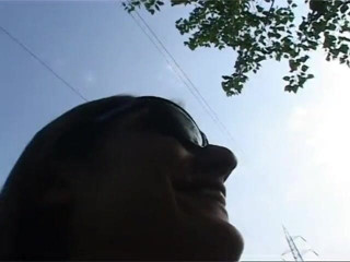 Out Sexxx: Italian brunette covert by sunglasses fucked doggystyle in the countryside