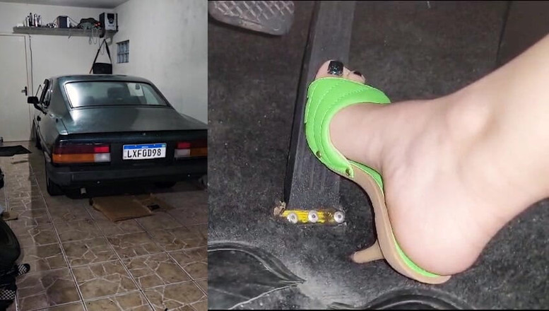 M4ndy: Kereta tidak mahu meninggalkan garaj