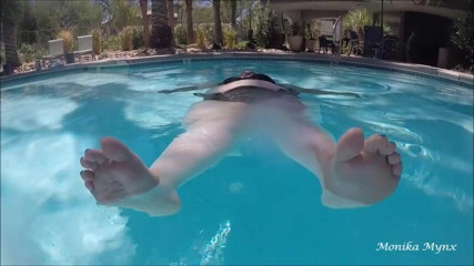 BBW Pleasures: SSBBW floating in pool