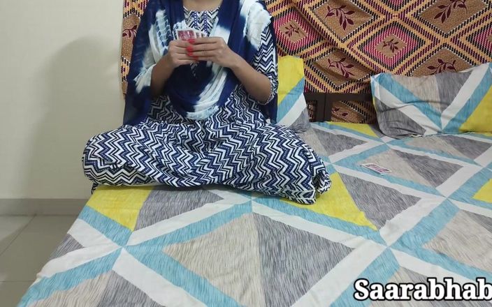 Saara Bhabhi: Saara knullar från styvbror efter lång tid med högt stönande