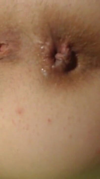 Anal Fingering and Farting From Shaved Ass