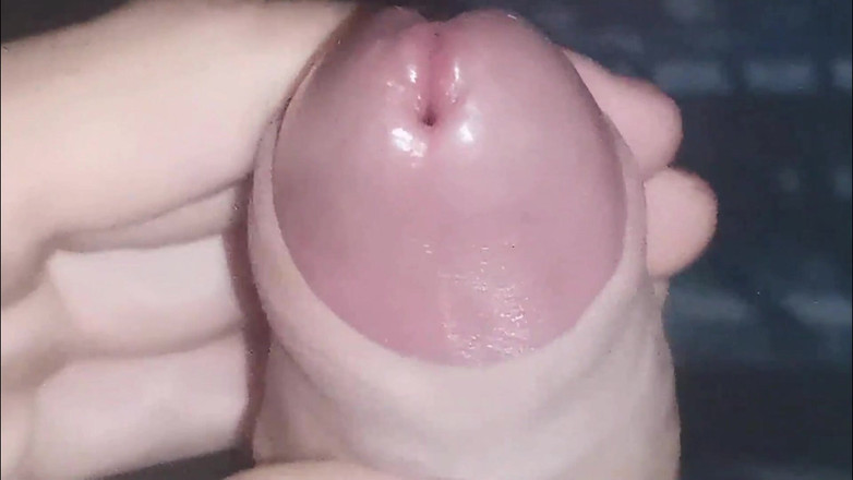 SEXY_GUYBEST: Gros plan, pulsation de la tête rouge et gémissements sexy