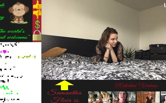 Samantha Flair: Naughty Stepdaughter Episode 17. Stepdad caught me camming! Part 1