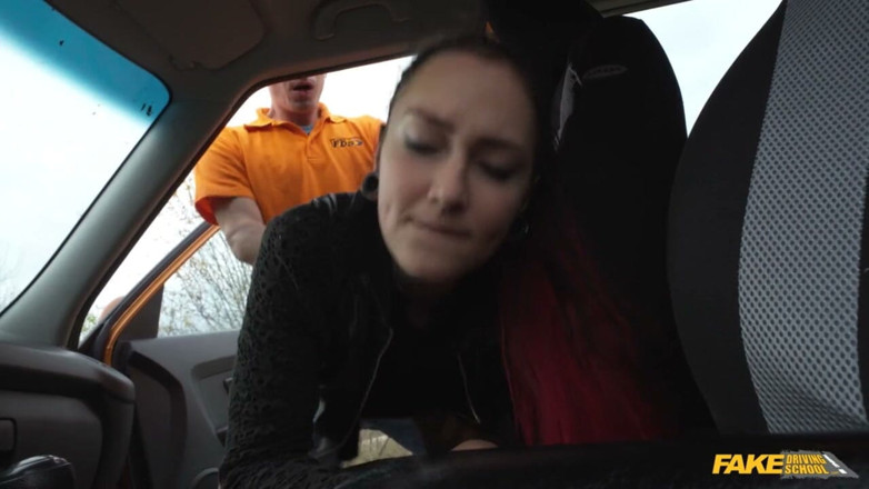 Fake Driving School: Fake Driving School - Tattoo Babe Loves Taking Big Cock