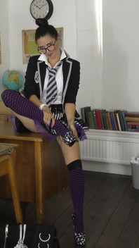 Pixiee; Stroke & Cum All Over Her Face & Glasses