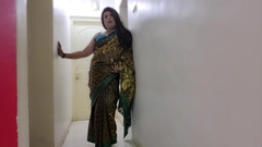 Indiansissychubby: 我在格力第1部分爱绿色纱丽今天预订你的节目