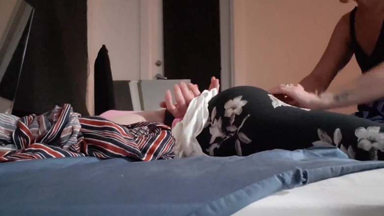 Ailia nixx: Verbal Blonde Dominates Him - Strapon Fuck Him off the Bed!