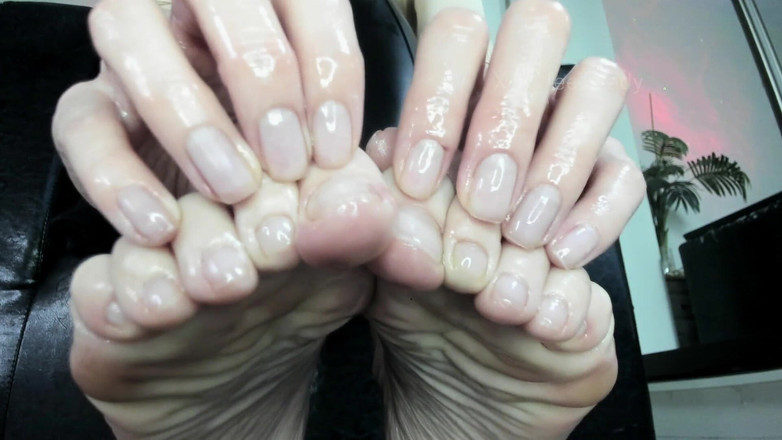 Feet lady: 오일 마사지