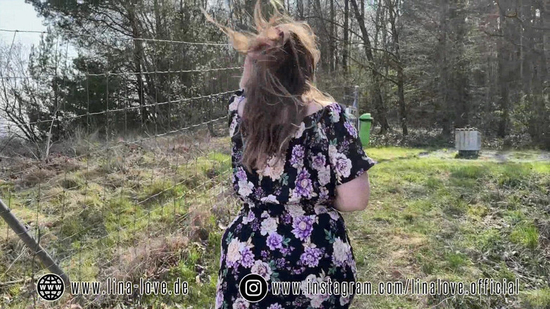 LinaLove_: 야외에서 처음으로 따먹히는 18살 독일 십대