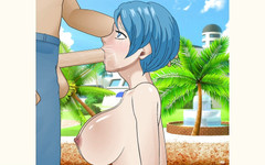 Hentai produce: 巨乳のブルマ浮気熟女ふしだらな女は、彼の巨大なコックをディープスロートするのを止めることができません - Sdt