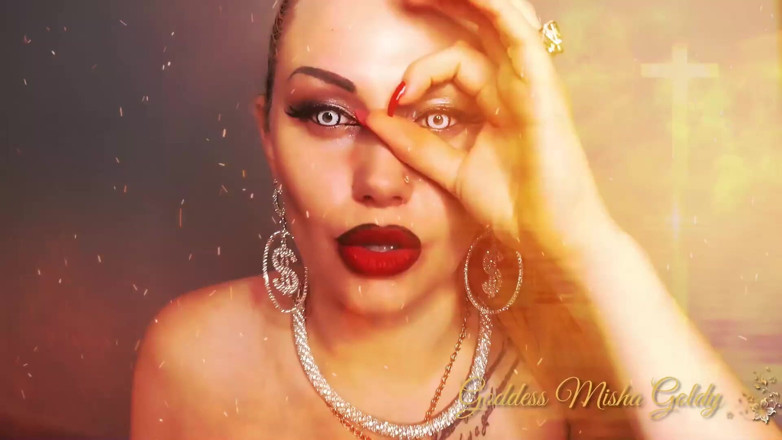 Goddess Misha Goldy: Mesmerizing anti-religious ASMR! Give your soul and your body to...