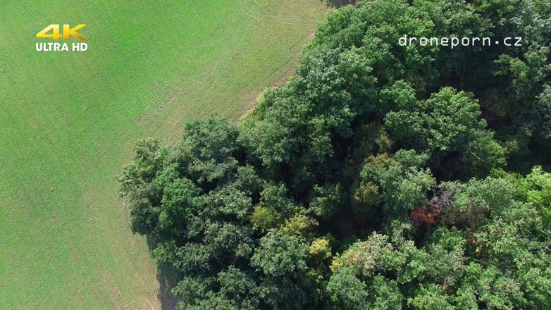 Peaches and Bananas: Nudist Klara Filmed by Drone