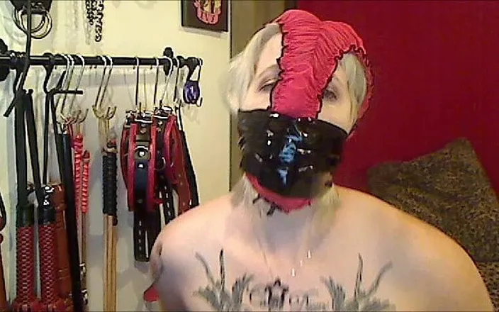 Selfgags classic: The panty gagged dominatrix! (Episode 1 of 2)