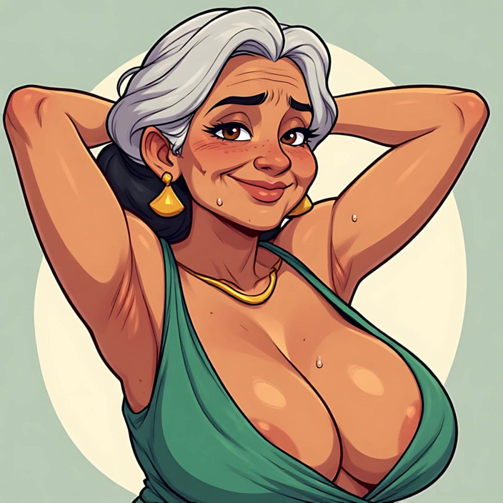 AI Porn: Busty Indians dokuczanie sztuka